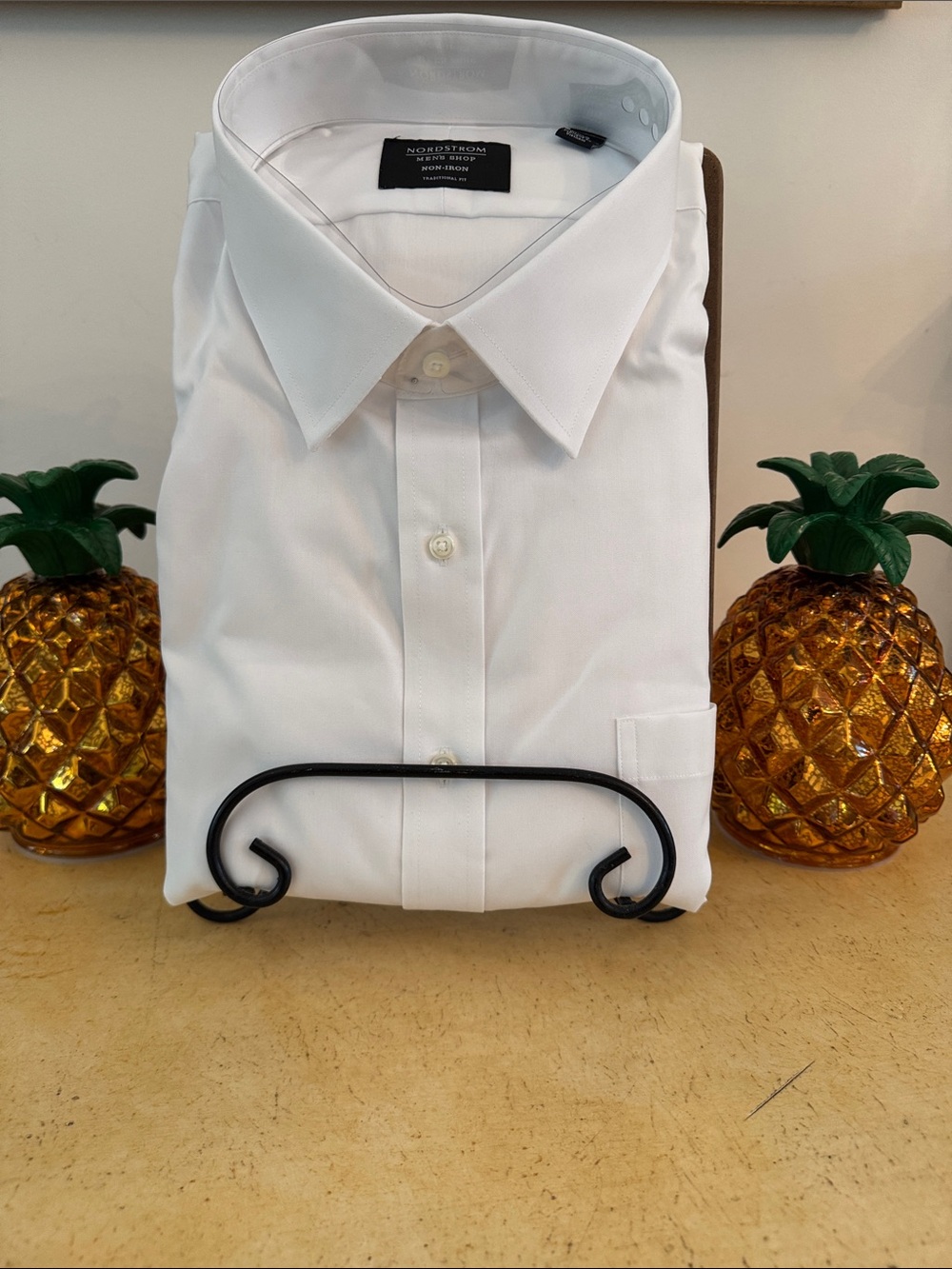 Nordstrom Men’s White Dress Shirt - Point Collar
